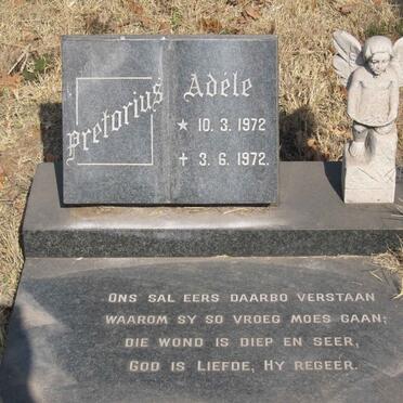 PRETORIUS Adéle 1972-1972