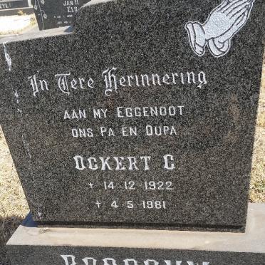 ROSSOUW Ockert C. 1922-1981