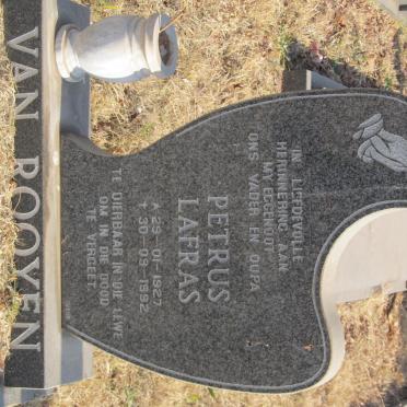 ROOYEN Petrus Lafras, van 1927-1992