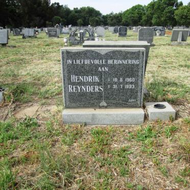 REYNDERS Hendrik 1960-1993