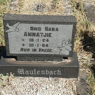 RAUTENBACH Annatjie 1964-1964