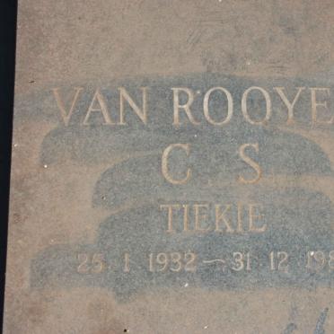 ROOYEN C.S., van 1932-1981