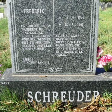 SCHREÜDER Frederik 1938-1997