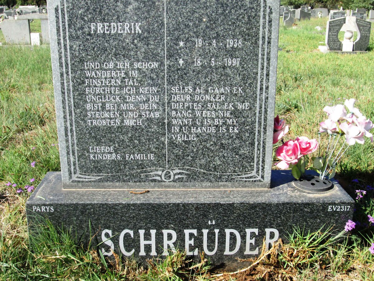 SCHREÜDER Frederik 1938-1997