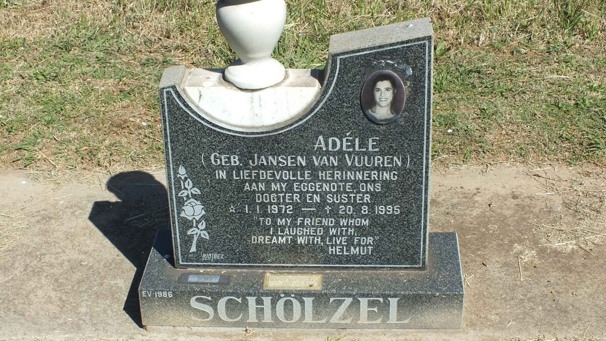 SCHÖLZEL Adéle nee JANSEN VAN VUUREN 1972-1995