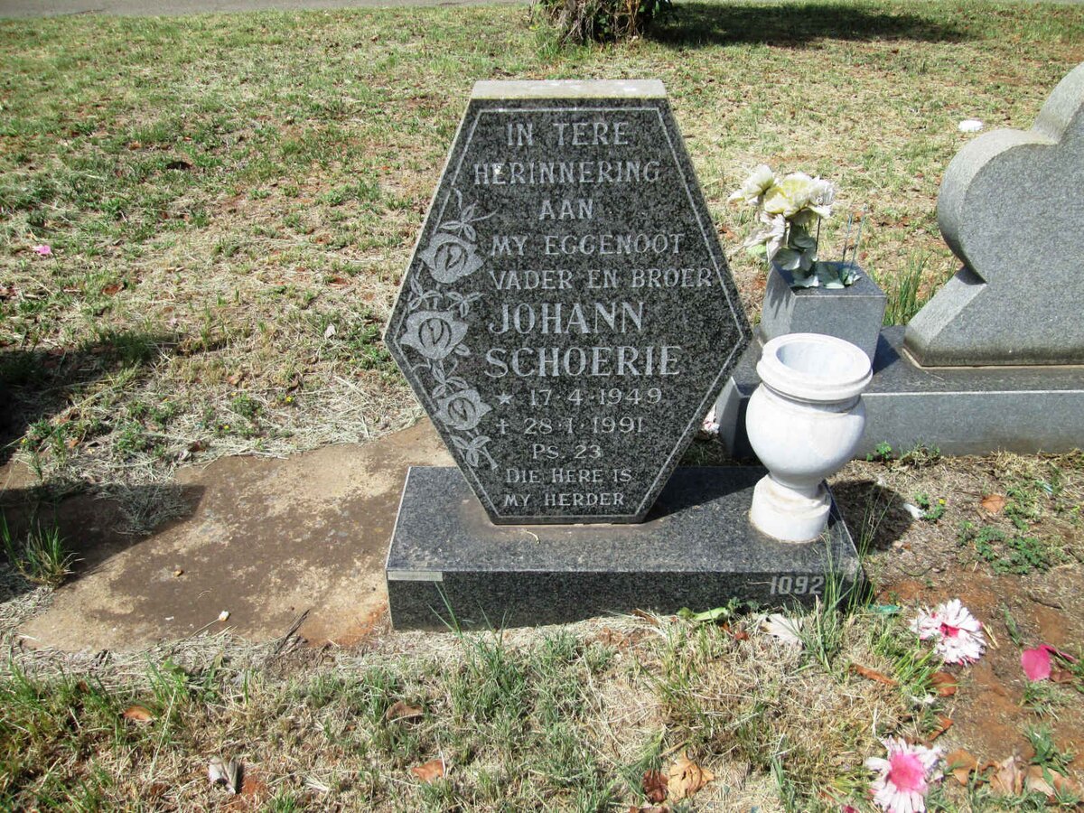 SCHOERIE Johann 1949-1991