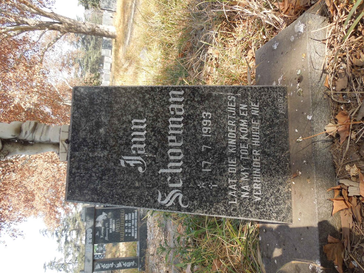 SCHOEMAN Jaun 1993-1993