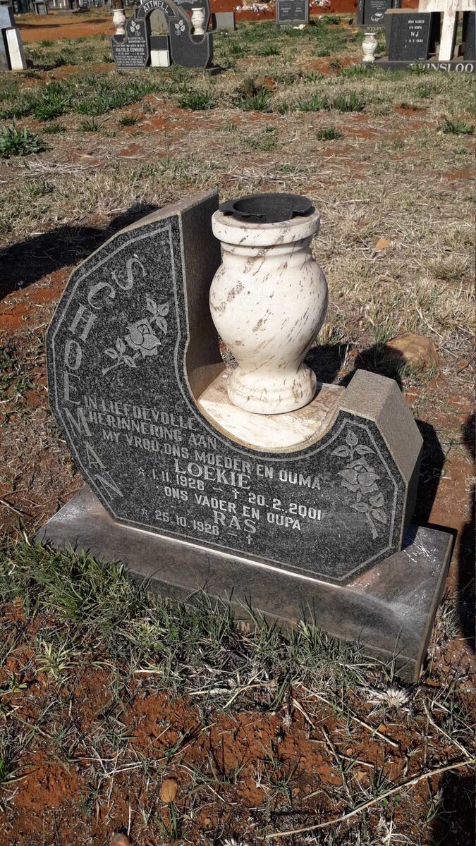 SCHOEMAN Ras 1928-  & Loekie 1928-2001