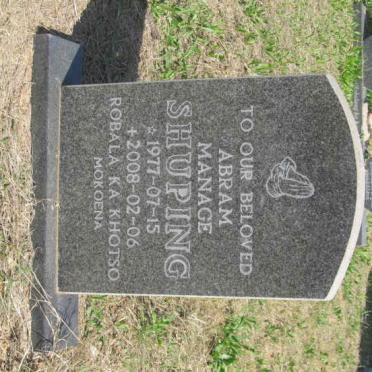 SHUPING Abram Manage 1977-2008