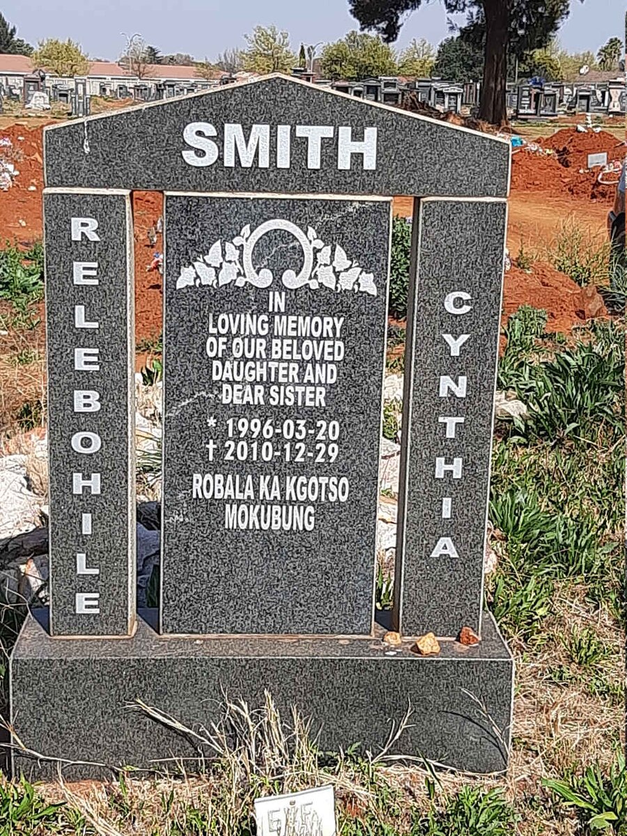 SMITH Relebohile Cynthia 1996-2010