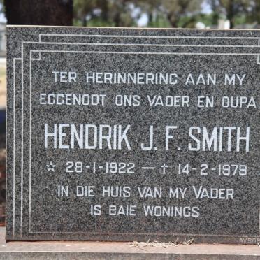SMITH Hendrik J.F. 1922-1979