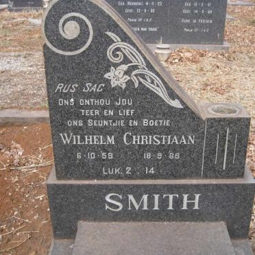 SMITH Wilhelm Christiaan 1959-1968