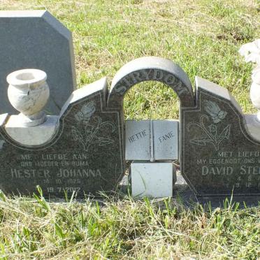STRYDOM David Stephanus 1925-1996 &amp; Hester Johanna 1925-2012