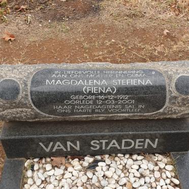 STADEN Magdalena Stefiena, van 1912-2001
