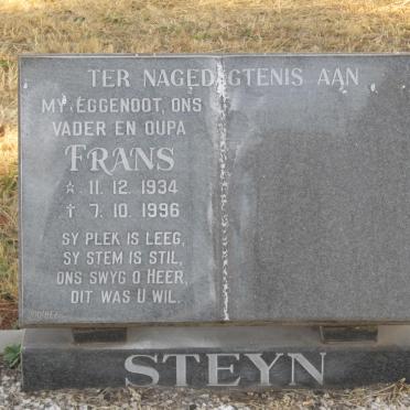 STEYN Frans 1934-1996