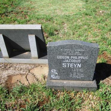STEYN Gideon Philippus Jacobus 1927-1993