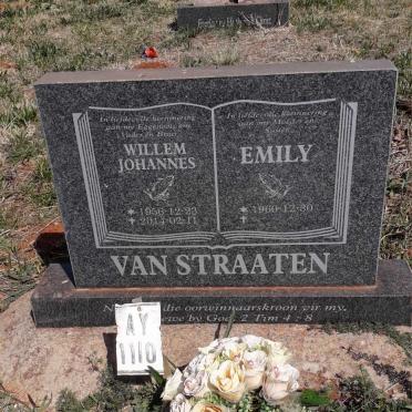 STRAATEN Willem Johannes, van 1956-2014 & Emily 1960- 