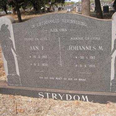 STRYDOM Jan F. 1912-1972 &amp; Johannes M. 1917-1973