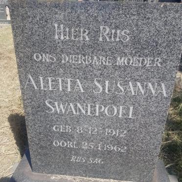 SWANEPOEL Aletta Susanna 1912-1962