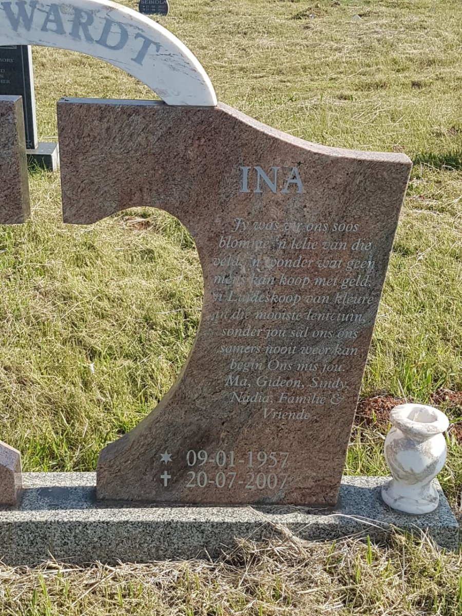 SWARDT Gideon, de 1953- &amp; Ina 1957-2007