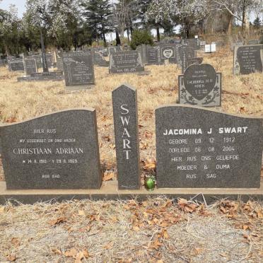 SWART Christiaan Adriaan 1910-1969 &amp; Jacomina J. 1912-2004