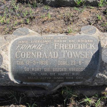 TOWSEN Frederick Coenraad 1936-1958