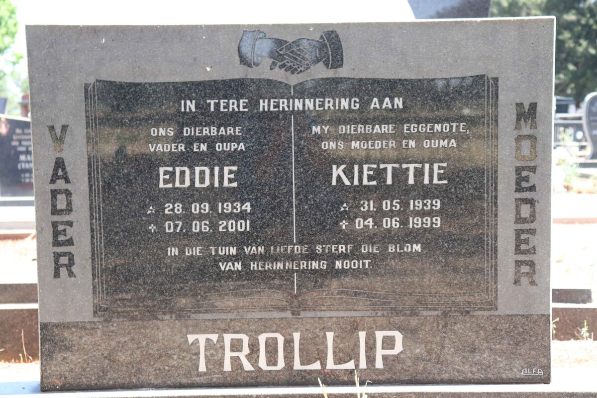TROLLIP Eddie 1934-2001 & Kiettie 1939-1999