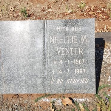 VENTER Neeltje M. 1907-1967
