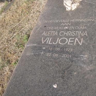 VILJOEN Aletta Christina 1923-2001