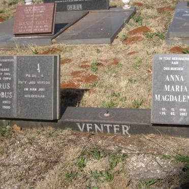 VENTER Petrus Jacobus 1909-1986 & Anna Maria Magdalena 1918-2002