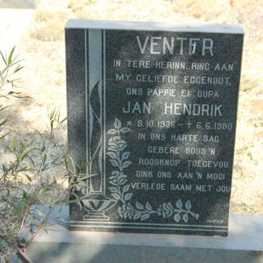 VENTER Jan Hendrik 1936-1980