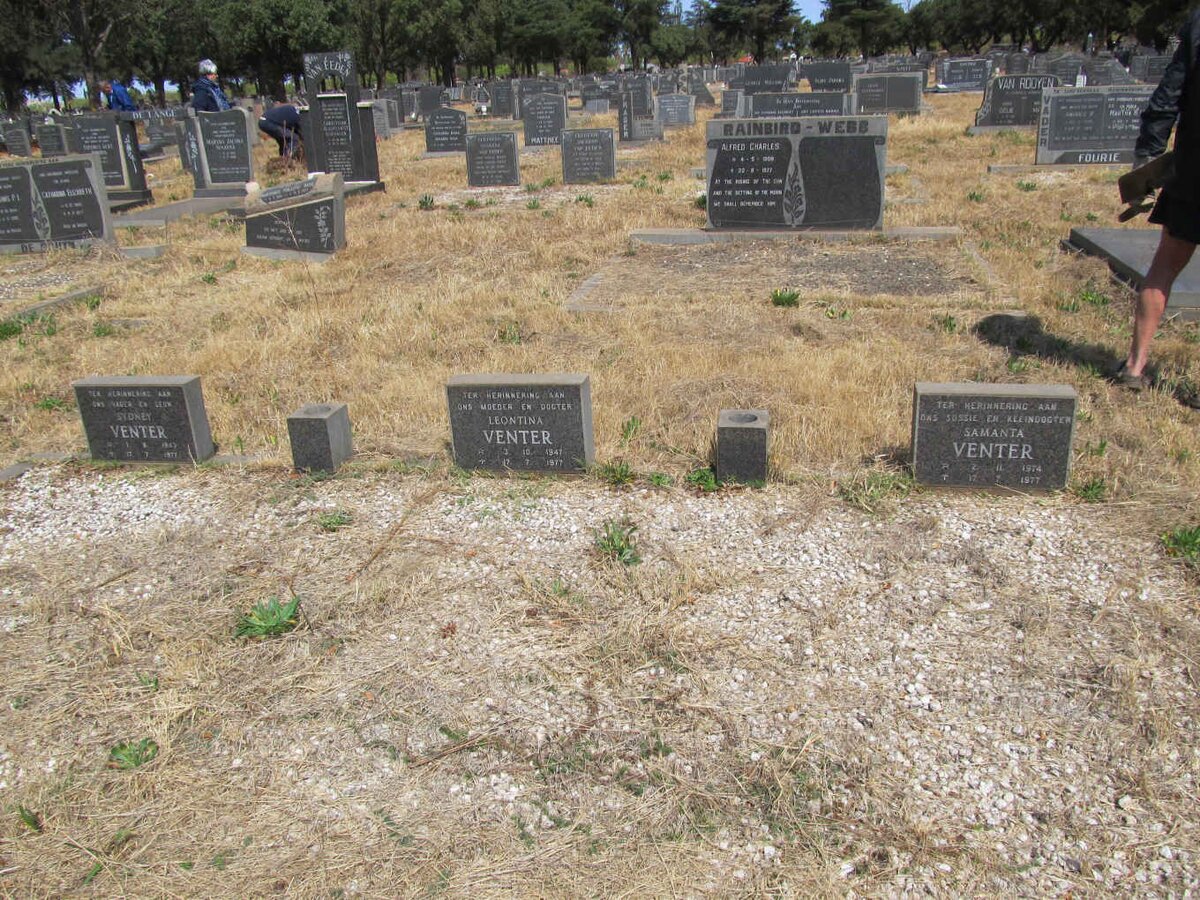 VENTER Sydney 1943-1977 &amp; Leontina 1947-1977 :: VENTER Samata 1974-1977