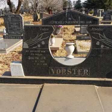 VORSTER J.R. 1953-1995