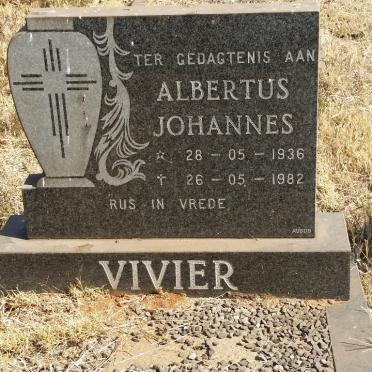 VIVIER Albertus Johannes 1936-1982