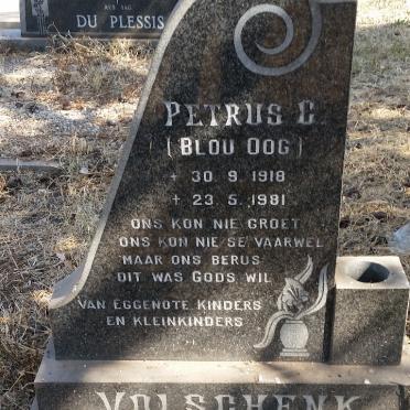 VOLSCHENK Petrus C. 1918-1981