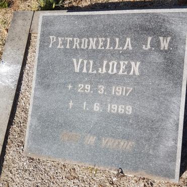 VILJOEN Petronella J.W. 1917-1969