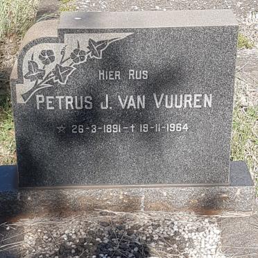 VUUREN Petrus, J. van 1891-1964