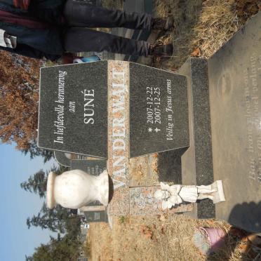 WALT Sune, van der 2007-2007