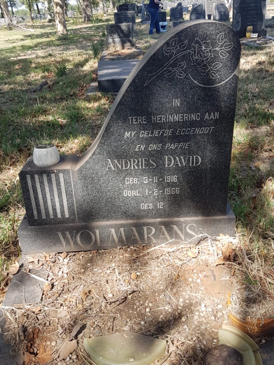 WOLMARANS Andries David 1916-1966