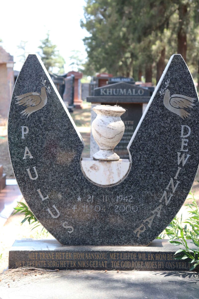 WINNAAR Paulus, de 1942-2000