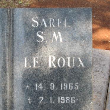 WYK Anna Dorothea, van 1968-1986 :: LE ROUX Sarel S.M. 1965-1986