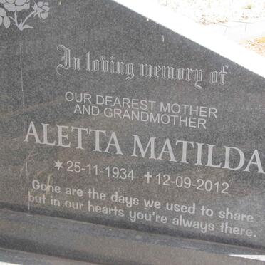 WESTHUIZEN Petrus Johannes, van der 1929-1983 &amp; Aletta Matilda 1934-2012