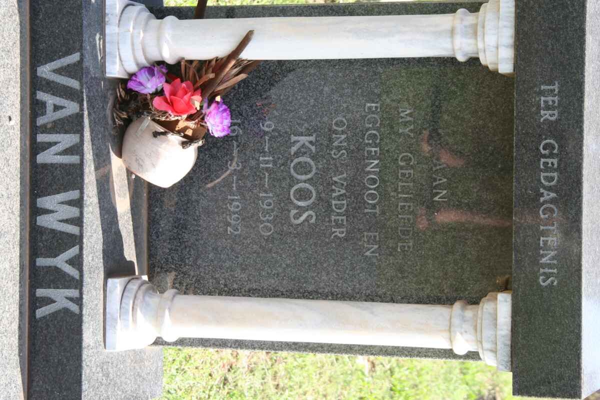 WYK Koos, van 1930-1992