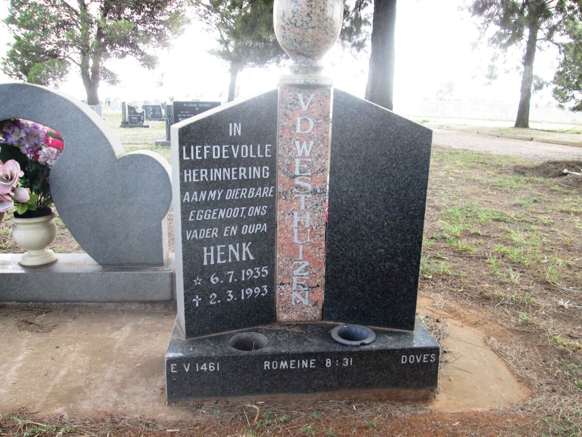 WESTHUIZEN Henk, v.d. 1935-1993