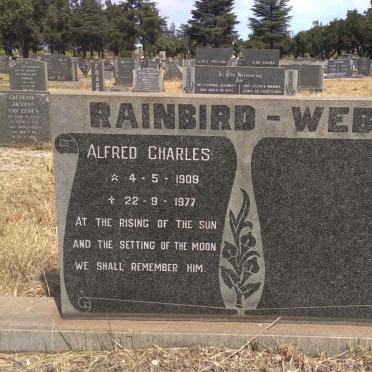 WEBB Alfred Charles, RAINBIRD 1909-1977