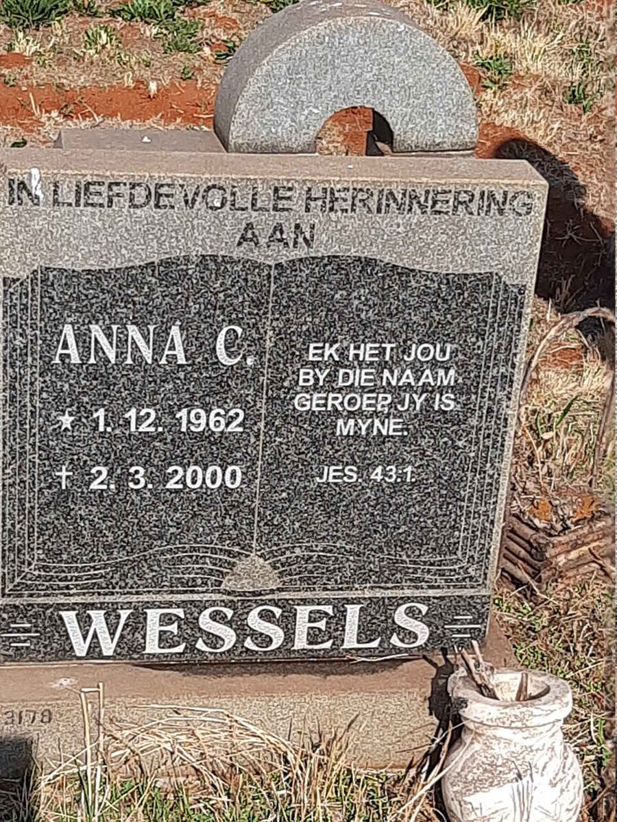WESSELS Anna C. 1962-2000