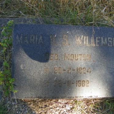 WILLEMSE Maria H.S. nee MOUTON 1924-1962