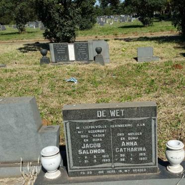 WET Jacob Salomon, de 1910-1983 &amp; Anna Catharina 1913-1992