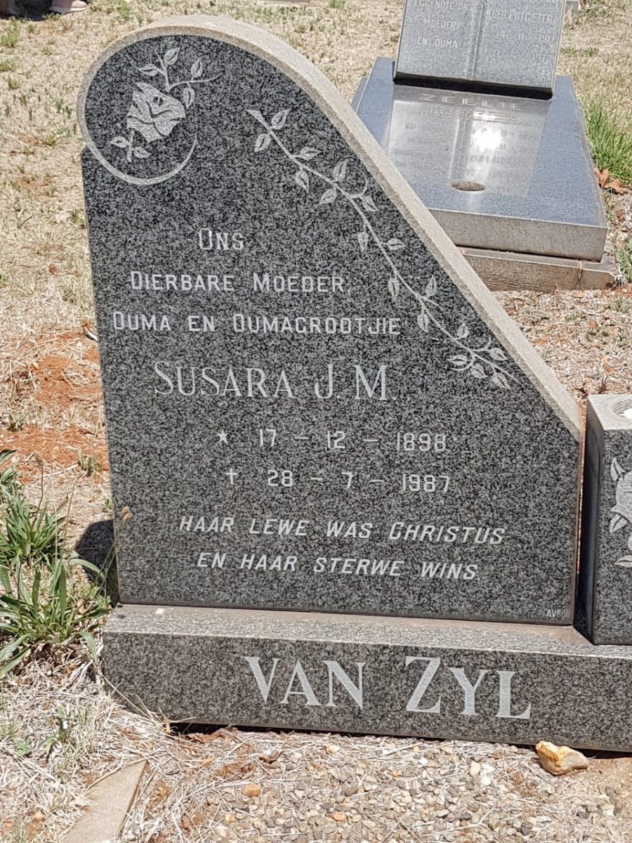ZYL Susara J.M., van 1898-1987