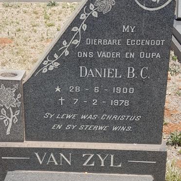 ZYL Daniel B.C., van 1900-1978